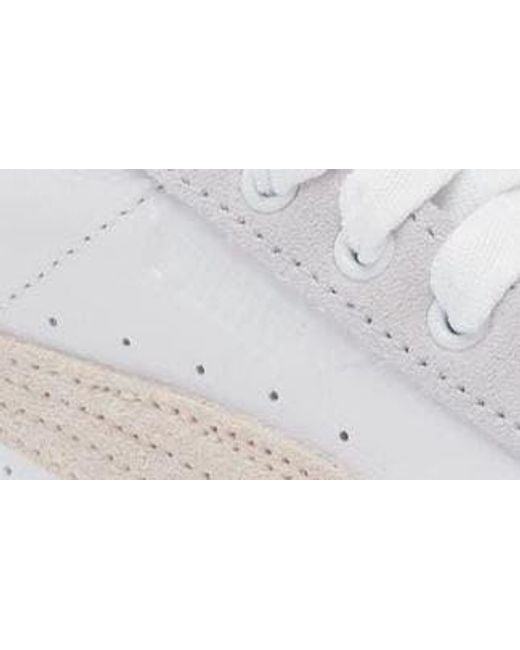 PUMA White Mayze Platform Sneaker