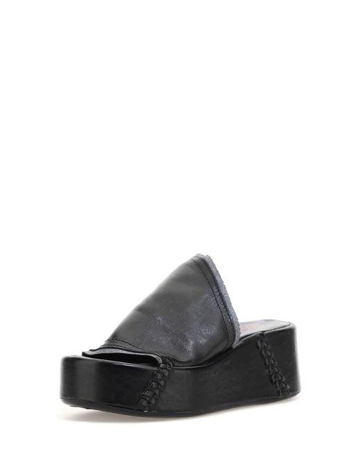 A.s.98 Black Marlon Platform Sandal