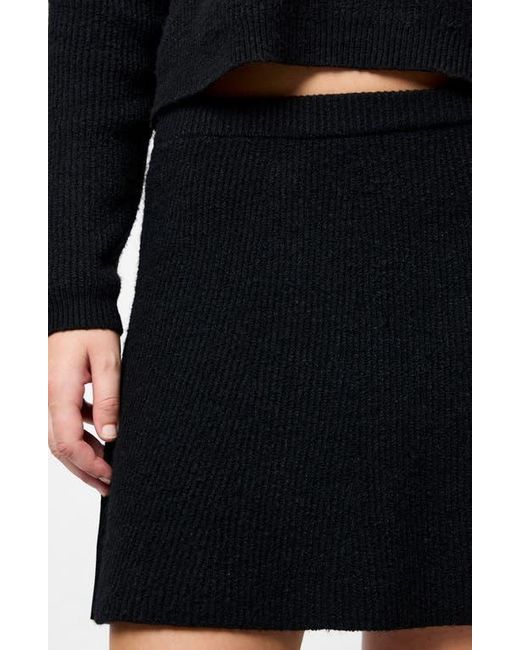French Connection Black Vhari Sweater Miniskirt