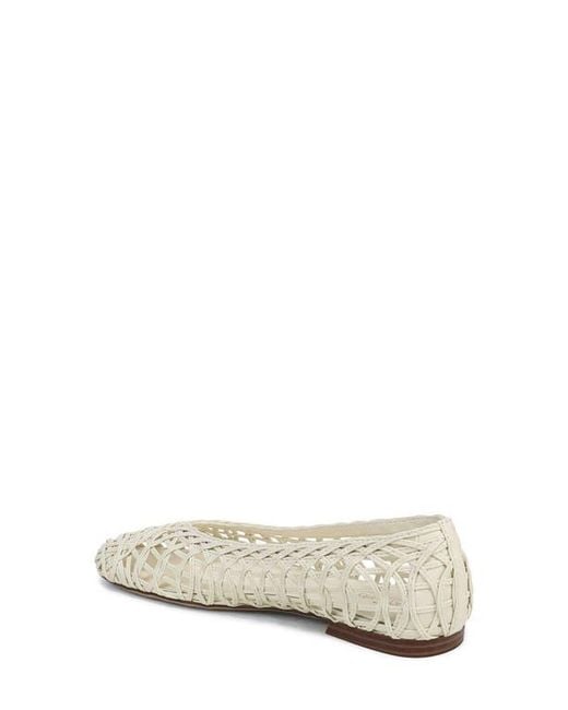 Franco Sarto White Amalia Flat