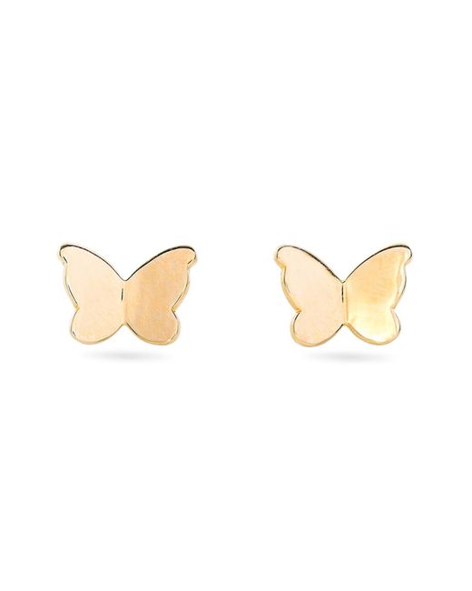 STONE AND STRAND Butterfly Stud Earrings Lyst