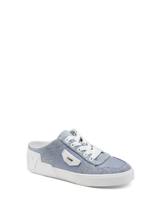DKNY White Murphy Mule Sneaker