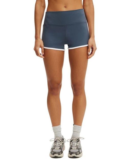 Cotton On Blue Ultra Soft Retro Shortie Short