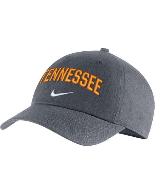 Men's nike black ohio state buckeyes heritage 86 arch adjustable performance hat top