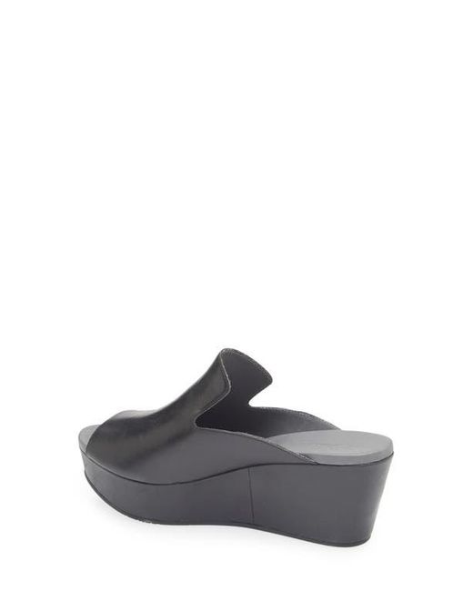 Chocolat Blu Gray Whisper Platform Wedge Sandal