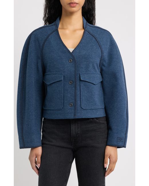 Ugg Blue Rina Button-Up Top