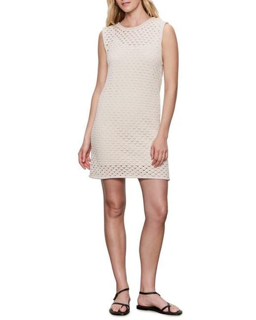 Sanctuary White Summer Shell Open Stitch Minidress
