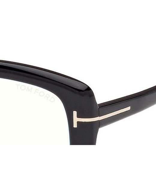 Tom Ford Multicolor 53Mm Square Light Blocking Optical Glasses