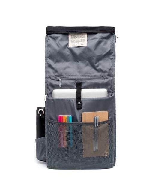 Lefrik Black Roll Backpack