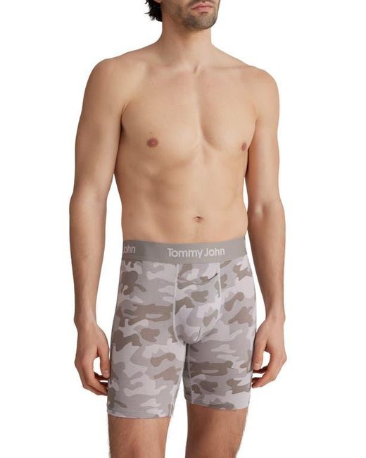 Tommy John Blue Second Skin 6-Inch Boxer Briefs for men