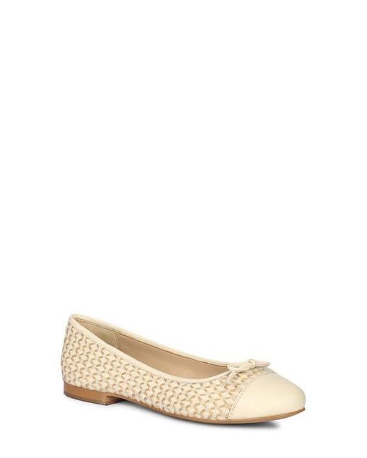 Saint G. Natural Zaini Cap Toe Ballet Flat