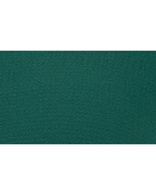 Cece Green V-Neck Button-Up Shirt