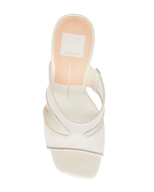 Dolce Vita White Gitel Slide Sandal