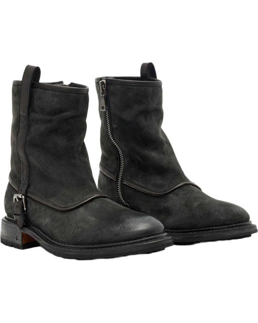 John Varvatos Heritage Genuine Shearling Lined Boot in Black  display picture 1