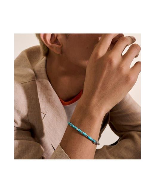 John Hardy Multicolor Hesishi Chain & Stone Bracelet for men