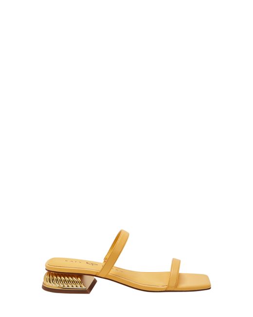 Katy Perry The Framing Slide Sandal in Natural | Lyst