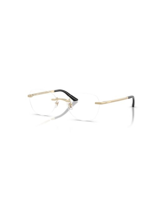 Versace Metallic 55Mm Irregular Optical Glasses