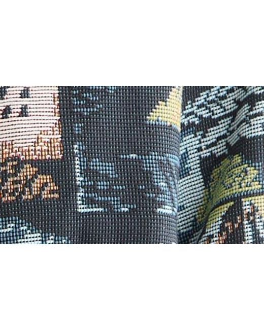 Scotch & Soda Multicolor Art Department Collage Cotton Blend Jacquard Jacket