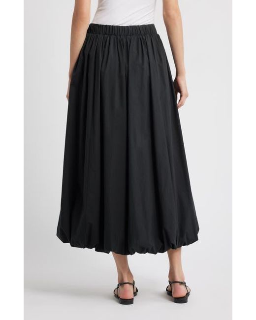 Rails Black Cala Cotton Blend Bubble Midi Skirt