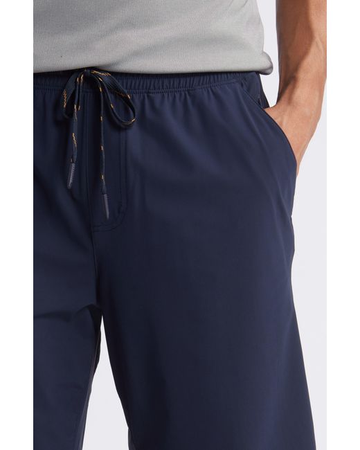 Rhone Blue Pursuit Drawstring Shorts for men