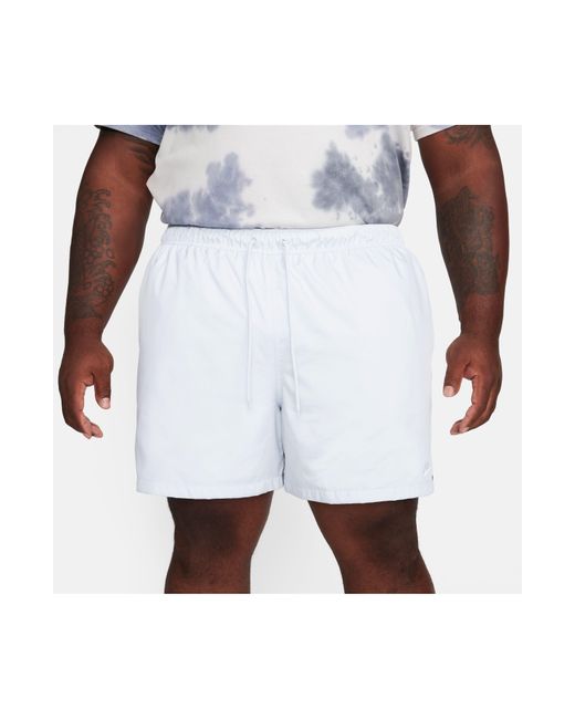 Nike White Club Woven Flow Shorts for men