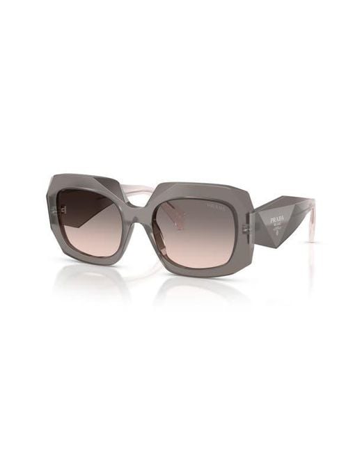Prada Multicolor 55Mm Square Sunglasses