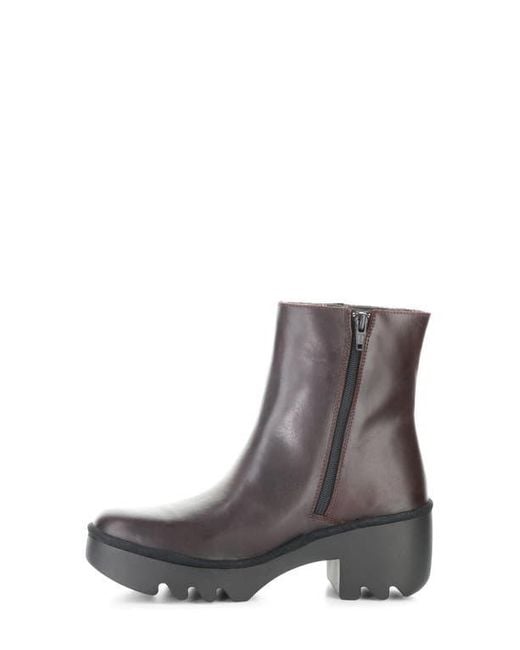 Fly London Gray Toor Platform Bootie