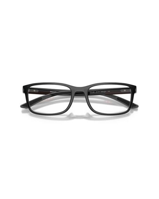 Prada Linea Rossa Brown 53Mm Pillow Optical Glasses for men