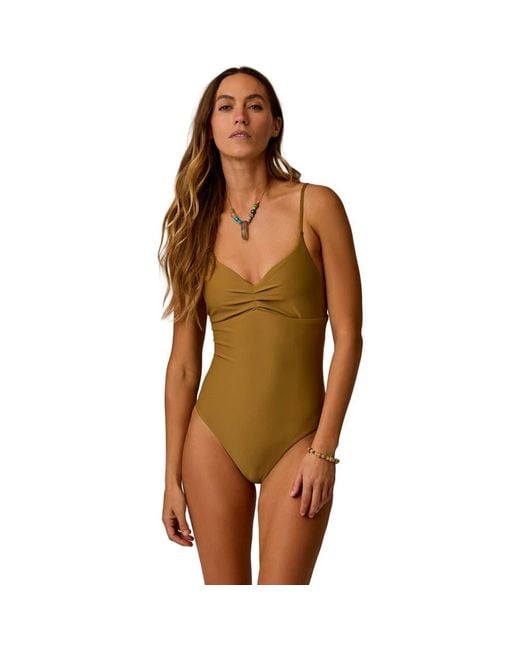 Carve Designs Brown Sol Compression One Piece Tall