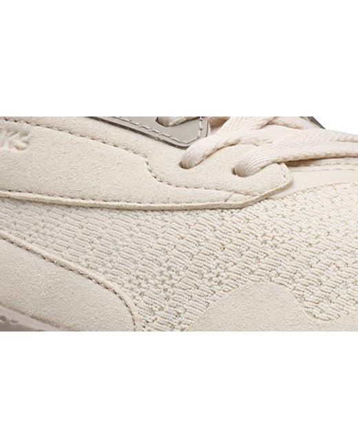 Clarks White Pace Lace-Up Sneaker for men