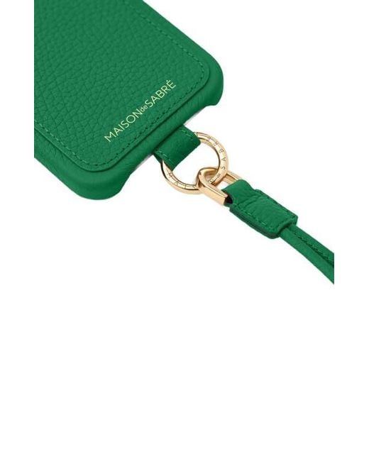 Maison De Sabre Green Sling Phone Case
