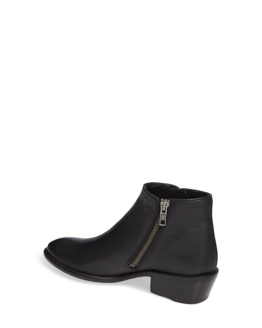 frye carson piping bootie black