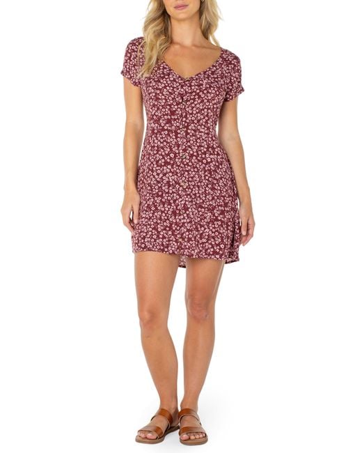 Roxy Red Cool Breeze Minidress