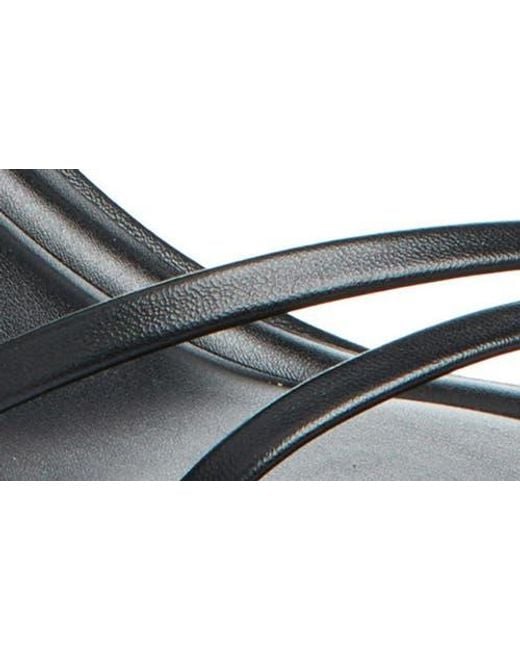 Open Edit Metallic Rania Square Toe Sandal
