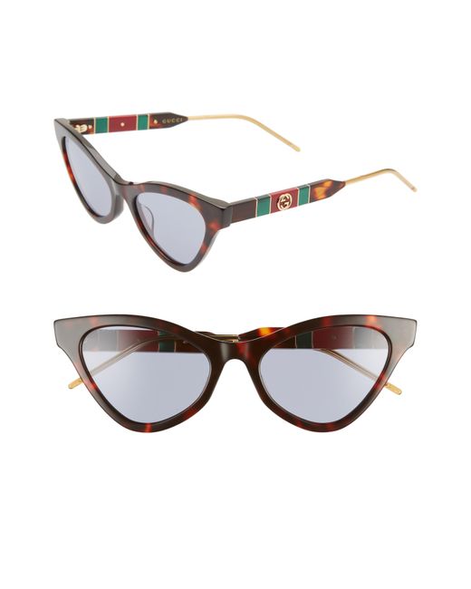 Gucci Blue GG0597S 002 Women's Sunglasses Tortoiseshell