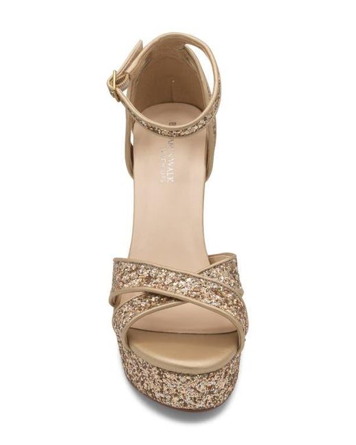 Touch Ups Metallic Jemma Ankle Strap Platform Sandal