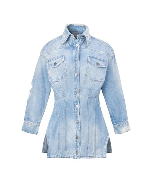 Untourage the Label Blue Si Si Shacket