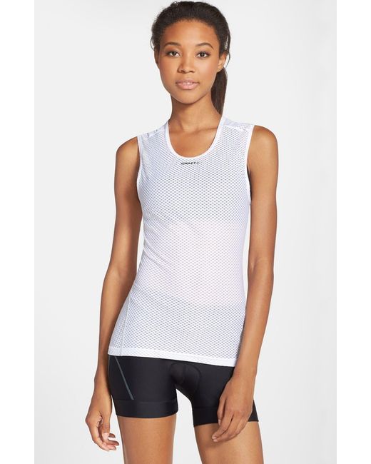 C.r.a.f.t White Mesh Running Tank