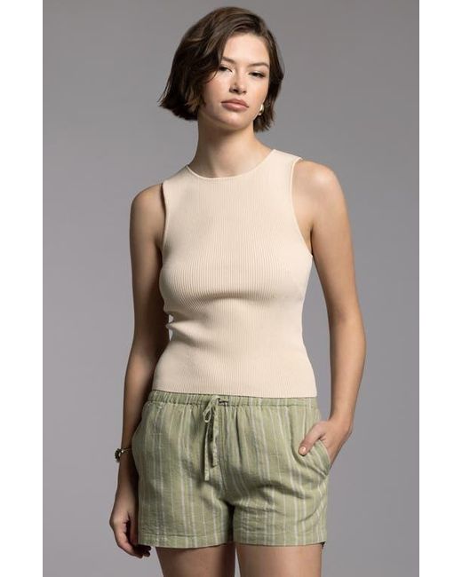WEEKEND LOS ANGELES Gray Mina Rib Tank