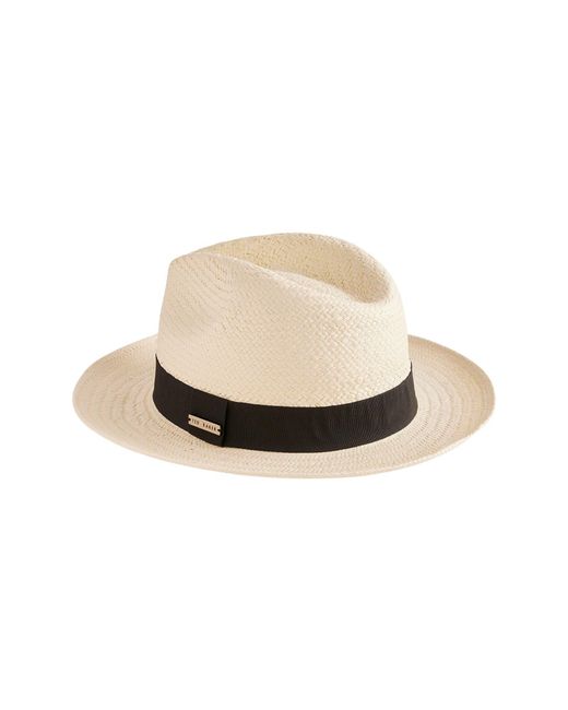 Ted Baker Natural Adrien Paper Straw Panama Hat for men