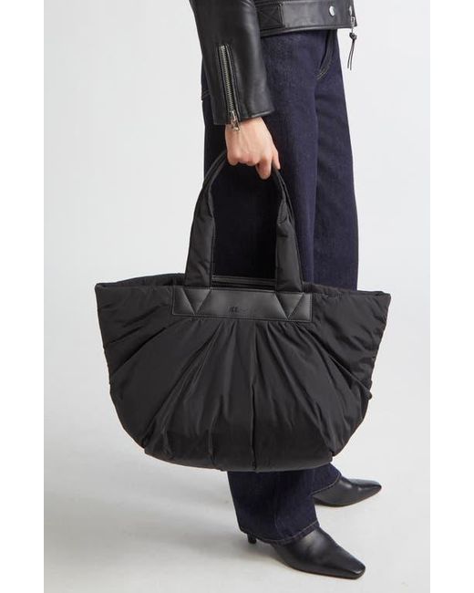 VEE COLLECTIVE Black Medium Caba Recycled Polyester Tote