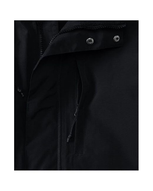 Lands' End Black Squall Waterproof Insulated Winter Stadium Coat for men