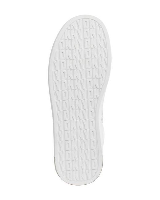 DKNY White Abeni Sneaker