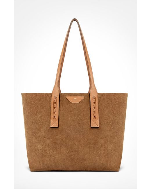 Aviteur Brown Easy Suede Tote