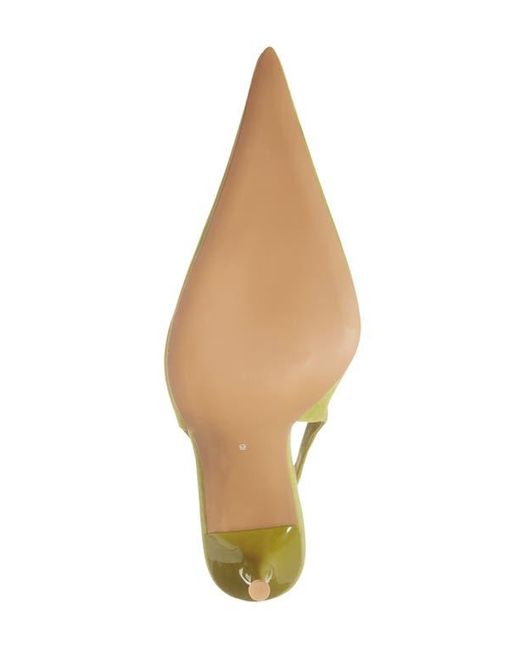 Jeffrey Campbell Yellow You Wish Slingback Pointed Toe Pump
