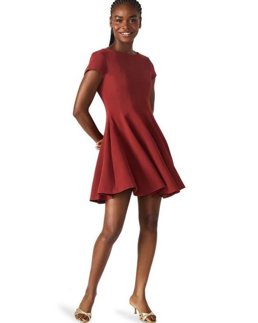 Steve Madden Red Nili Fit & Flare Minidress