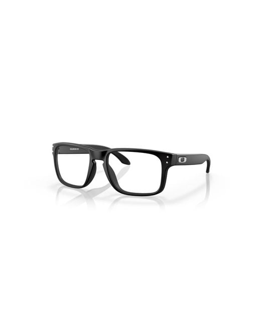 Oakley Black 56Mm Square Optical Glasses for men
