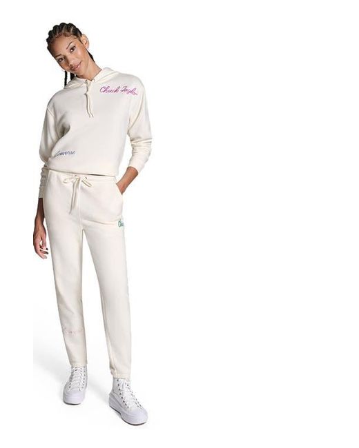 Converse White Chuck Taylor Script Joggers