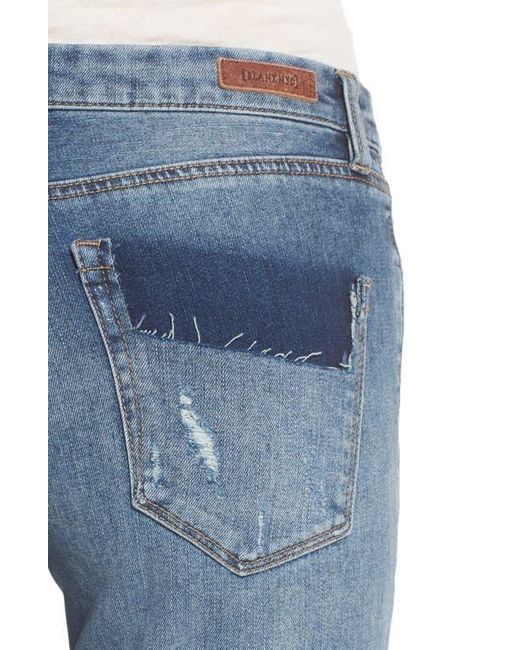 Blank NYC Blue Distressed Skinny Jeans