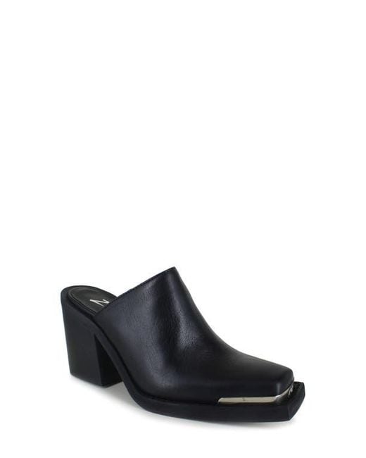 Zigi Black Macci Platform Mule